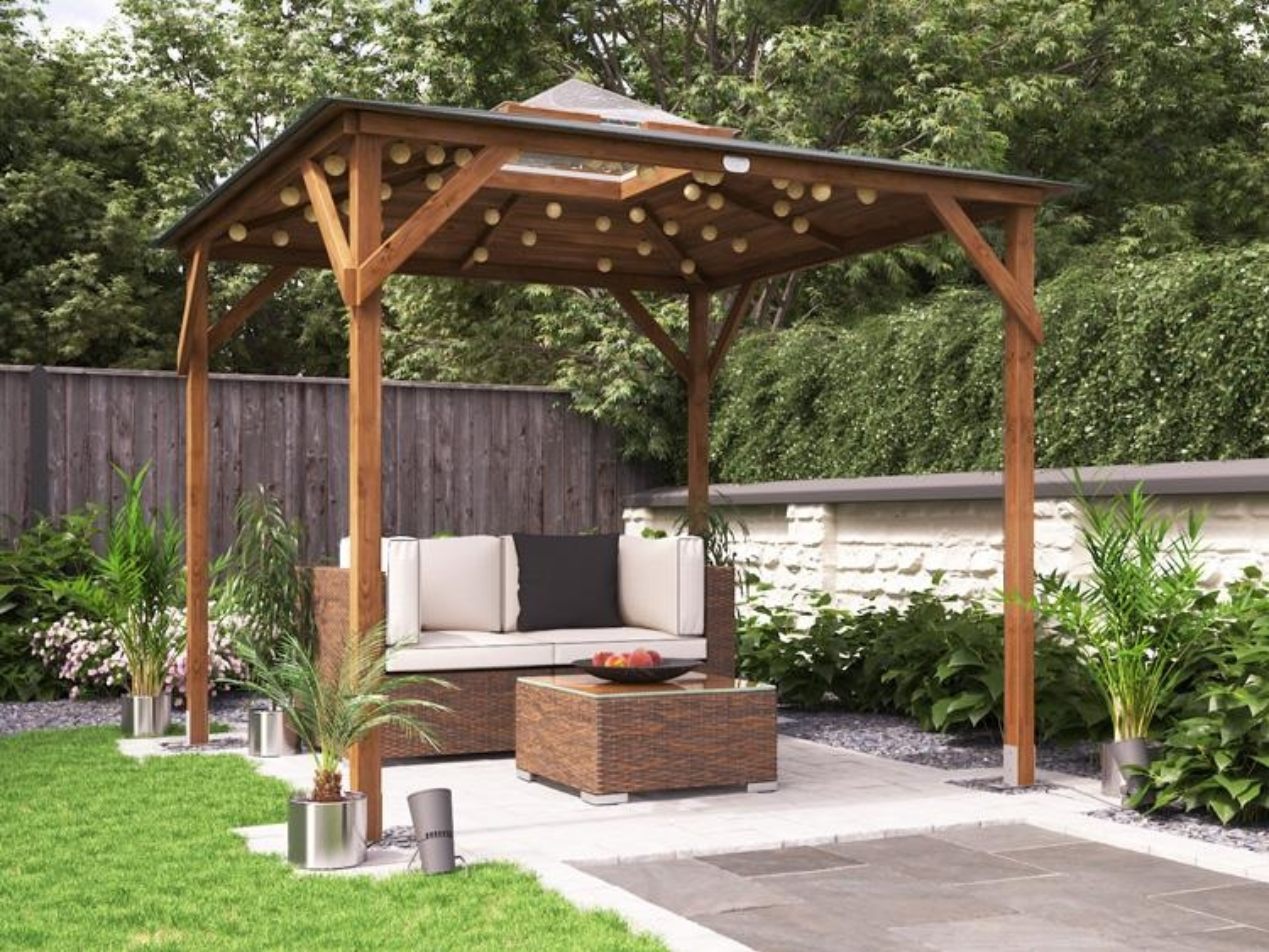 Erin Open Gazebo with Dome